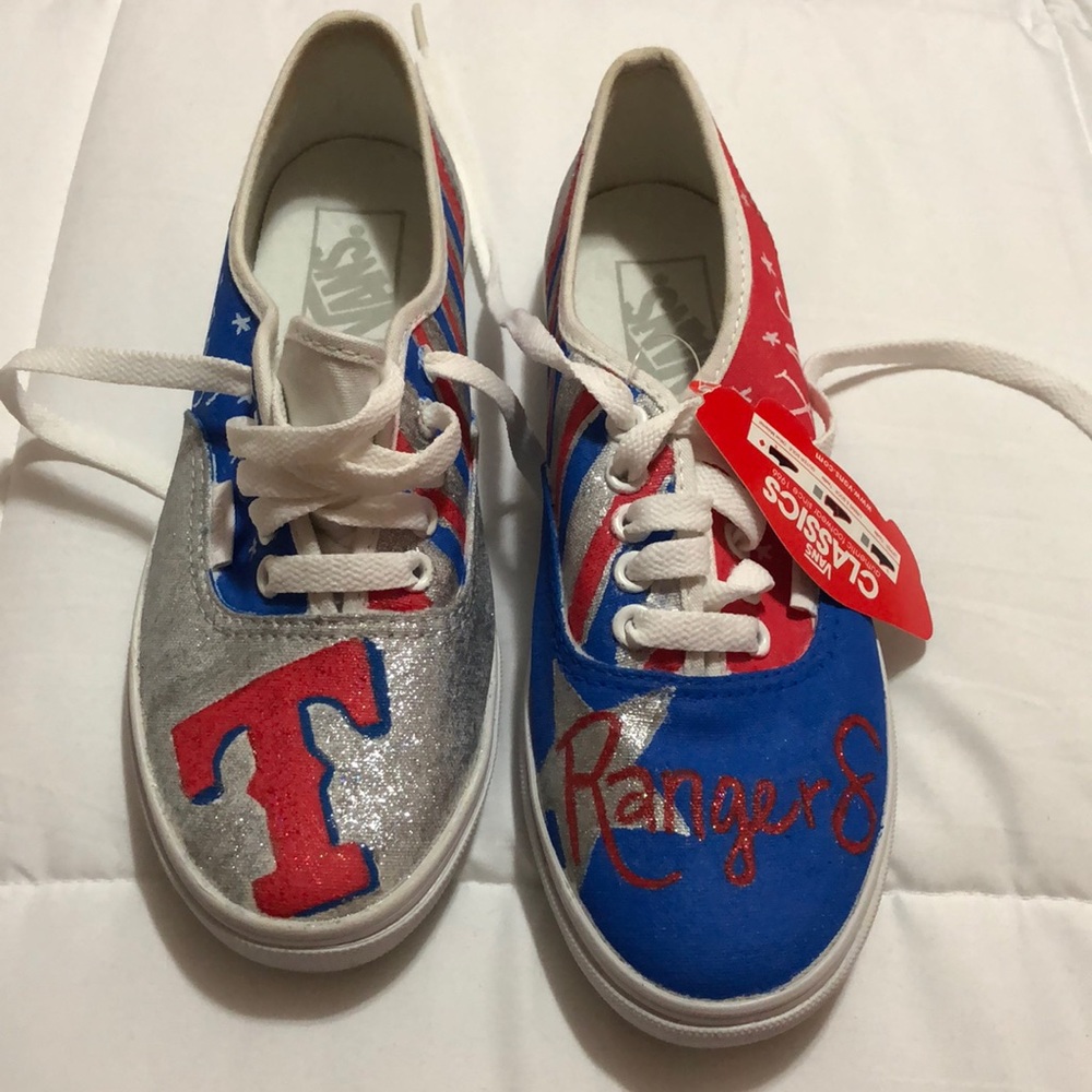 Texas Rangers Vans